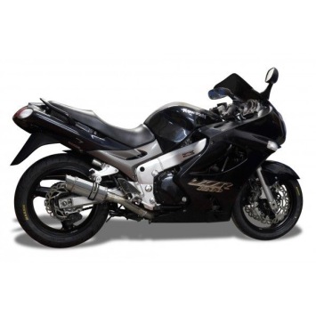 Delkevic slip-on kit Round RVS 200mm zonder e-keur - ZZR1200 (2002-2005)