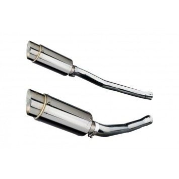 Delkevic slip-on kit Round RVS 200mm zonder e-keur - ZZR1400/ZX14 (2006-2007)