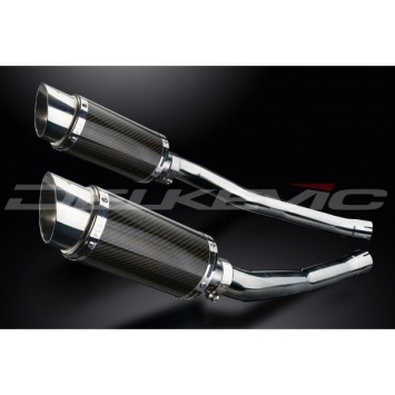 Delkevic slip-on kit Round Carbon 200mm zonder e-keur - ZZR1400/ZX14 (2006-2007)