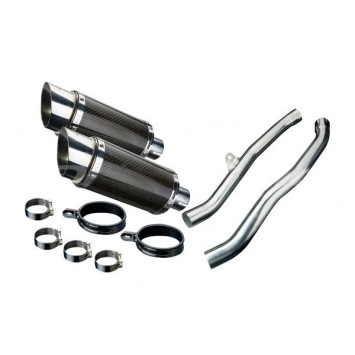 Delkevic slip-on kit Round Carbon 200mm zonder e-keur - ZZR1400/ZX14 (2006-2007)