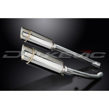 Delkevic slip-on kit Round RVS 200mm zonder e-keur - ZZR1400 (2012-2020)