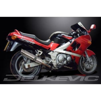 Delkevic slip-on kit Round RVS 350mm zonder e-keur - ZZR400/600 (1990-2009)
