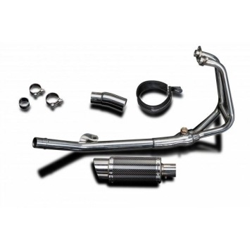 Delkevic volledig systeem Round Carbon 200mm zonder e-keur - NINJA 250R (2008-2013)