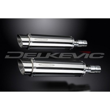 Delkevic slip-on kit Round RVS 350mm zonder e-keur - EN500C 1996-2012
