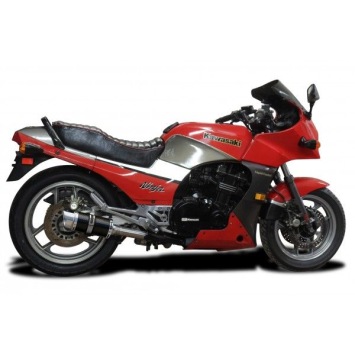 Delkevic slip-on kit Round Carbon 200mm zonder e-keur - GPZ900R ZX900A (1984-2003)