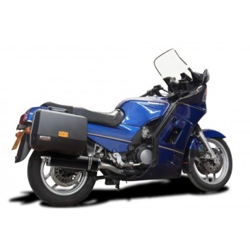 Delkevic slip-on kit Oval Carbon 450mm zonder e-keur - GTR1000 (1986-2006)