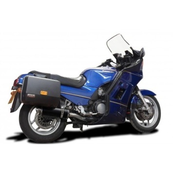 Delkevic slip-on kit Oval Carbon 350mm zonder e-keur - GTR1000 (1986-2006)