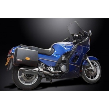 Delkevic slip-on kit Tri-Oval RVS 320mm zonder e-keur - GTR1000 (1986-2006)