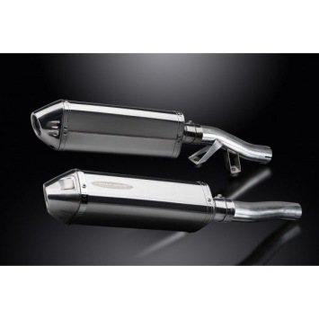 Delkevic slip-on kit Tri-Oval RVS 320mm zonder e-keur - GTR1000 (1986-2006)