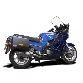 Delkevic slip-on kit Tri-Oval RVS 320mm zonder e-keur - GTR1000 (1986-2006)