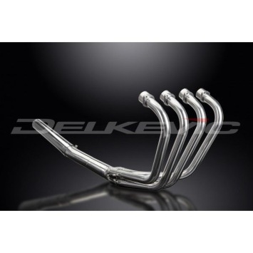 Delkevic volledig systeem Short Straight RVS 350mm zonder e-keur - KZ750F 750LTD (1983)