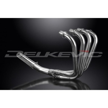 Delkevic volledig systeem Short Straight RVS 350mm zonder e-keur - KZ750P GT750 (1982-1988)