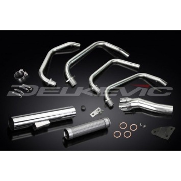Delkevic volledig systeem Short Straight RVS 350mm zonder e-keur - SR650 Z650D (1978-1981)