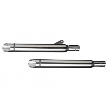 Delkevic slip-on kit Round RVS 550mm zonder e-keur - VN1600 Classic (2003-2008)