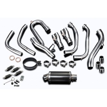 Delkevic volledig systeem Oval Carbon 225mm zonder e-keur - VFR1200X 12-19