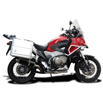 Delkevic volledig systeem Oval Carbon 350mm zonder e-keur - VFR1200X 12-19