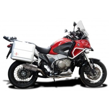 Delkevic volledig systeem Oval RVS 225mm zonder e-keur - VFR1200X 12-19