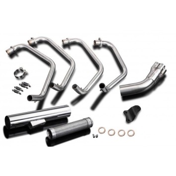 Delkevic volledig systeem Short Straight RVS 350mm zonder e-keur - Z1000ST (1979-1980)