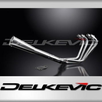 Delkevic volledig systeem Megaphone RVS 550mm zonder e-keur - Z1000A1 A2 (1977-1978)