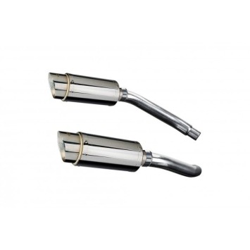 Delkevic slip-on kit Round RVS 200mm zonder e-keur - GSX-R1100 (1989-1992)