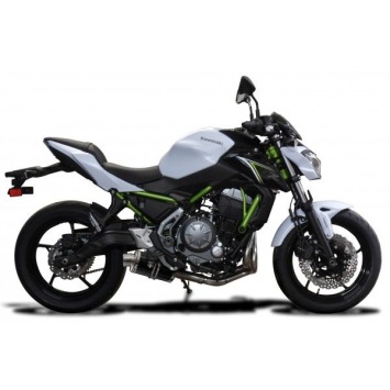 Delkevic volledig systeem Oval Carbon 225mm zonder e-keur - Z650 (2017-2020)