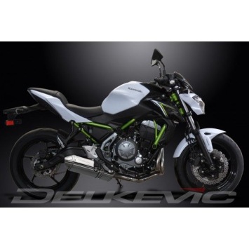 Delkevic volledig systeem Tri-Oval RVS 320mm zonder e-keur - Z650 (2017-2020)