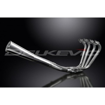 Delkevic volledig systeem Megaphone RVS 550mm zonder e-keur - GPZ750R1 (KZ750R1) 81-84