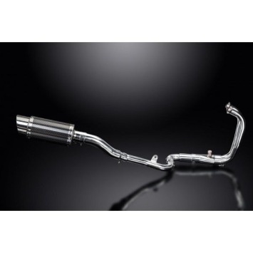 Delkevic volledig systeem Round Carbon 200mm zonder e-keur - NINJA 300 (2013-2019)