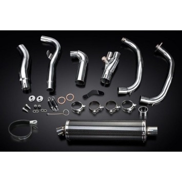 Delkevic volledig systeem Oval Carbon 450mm zonder e-keur - NINJA 300 (2013-2019)