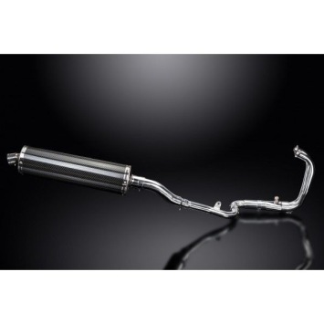 Delkevic volledig systeem Oval Carbon 450mm zonder e-keur - NINJA 300 (2013-2019)