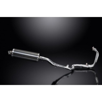 Delkevic volledig systeem Oval Carbon 350mm zonder e-keur - NINJA 300 (2013-2019)