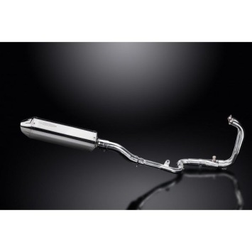 Delkevic volledig systeem Tri-Oval RVS 320mm zonder e-keur - NINJA 300 (2013-2019)