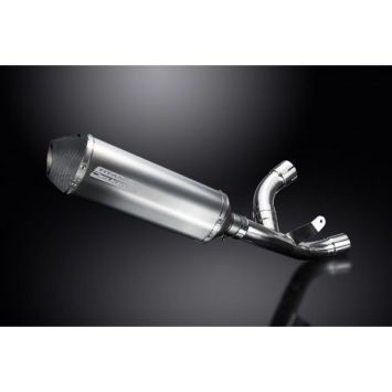 Delkevic slip-on kit X-Oval Titanium 343mm zonder e-keur - SUPERSPORT 2017-2019