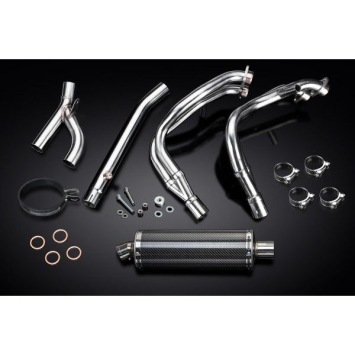 Delkevic volledig systeem Oval Carbon 350mm zonder e-keur - GSX1300R HAYABUSA 1999-2007