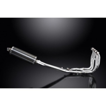 Delkevic volledig systeem Oval Carbon 350mm zonder e-keur - GSX1300R HAYABUSA 1999-2007
