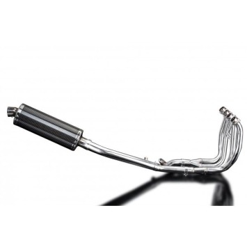 Delkevic volledig systeem Oval Carbon 350mm zonder e-keur - GSX1300R HAYABUSA 1999-2007
