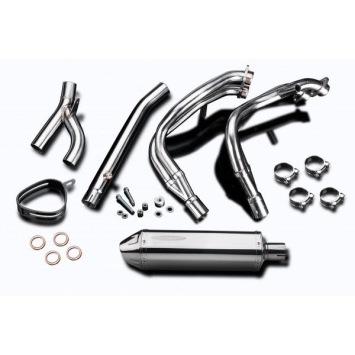 Delkevic volledig systeem Tri-Oval RVS 320mm zonder e-keur - GSX1300R HAYABUSA 1999-2007