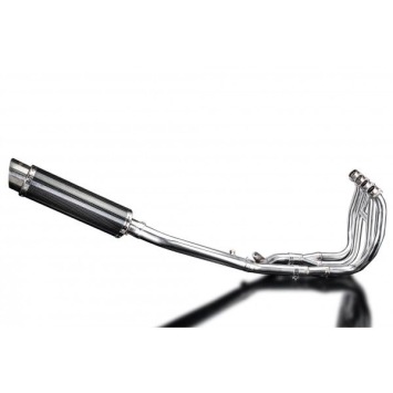 Delkevic volledig systeem Round Carbon 350mm zonder e-keur - GSX1300R HAYABUSA 1999-2007