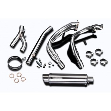Delkevic volledig systeem Round RVS 350mm zonder e-keur - GSX1300R HAYABUSA 1999-2007