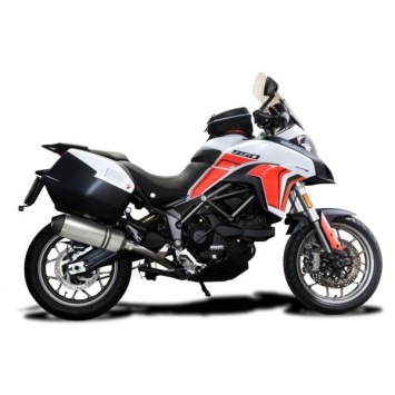 Delkevic slip-on kit X-Oval Titanium 343mm zonder e-keur - MULTISTRADA 950 2017-2018