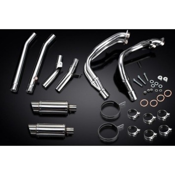 Delkevic volledig systeem Round RVS 200mm zonder e-keur - GSX1300R HAYABUSA 1999-2007