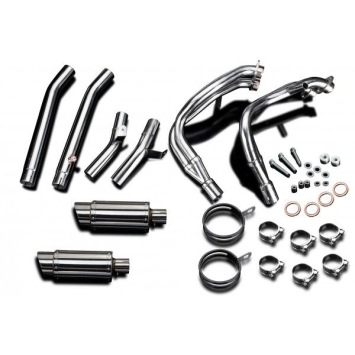 Delkevic volledig systeem Round RVS 200mm zonder e-keur - GSX1300R HAYABUSA 1999-2007