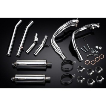 Delkevic volledig systeem Oval RVS 350mm zonder e-keur - GSX1300R HAYABUSA 1999-2007