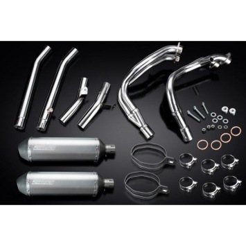 Delkevic volledig systeem X-Oval Titanium 343mm zonder e-keur - GSX1300R HAYABUSA 1999-2007