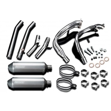 Delkevic volledig systeem X-Oval Titanium 343mm zonder e-keur - GSX1300R HAYABUSA 1999-2007