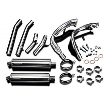 Delkevic volledig systeem Oval RVS 450mm zonder e-keur - GSX1300R HAYABUSA 1999-2007