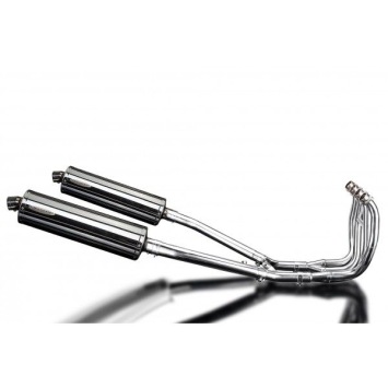 Delkevic volledig systeem Oval RVS 450mm zonder e-keur - GSX1300R HAYABUSA 1999-2007