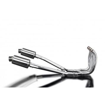 Delkevic volledig systeem Oval RVS 225mm zonder e-keur - GSX1300R HAYABUSA 1999-2007