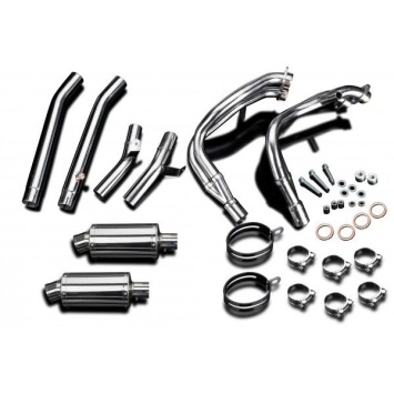 Delkevic volledig systeem Oval RVS 225mm zonder e-keur - GSX1300R HAYABUSA 1999-2007