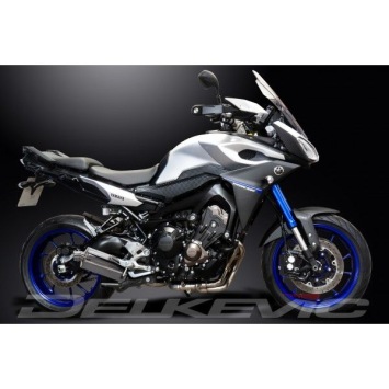 Delkevic volledig systeem Oval RVS 350mm zonder e-keur - TRACER 900 15-20